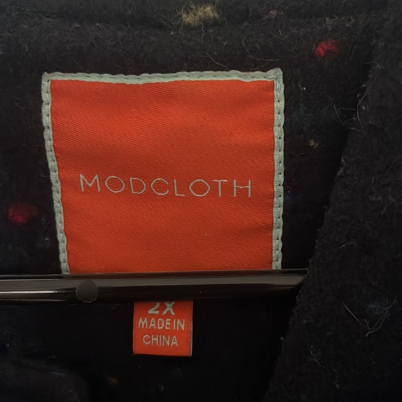ModCloth hooded wool pea coat - Picture 4 of 4